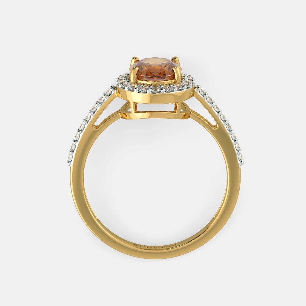 The Citrus Solaris Ring - 925 Sterling Silver