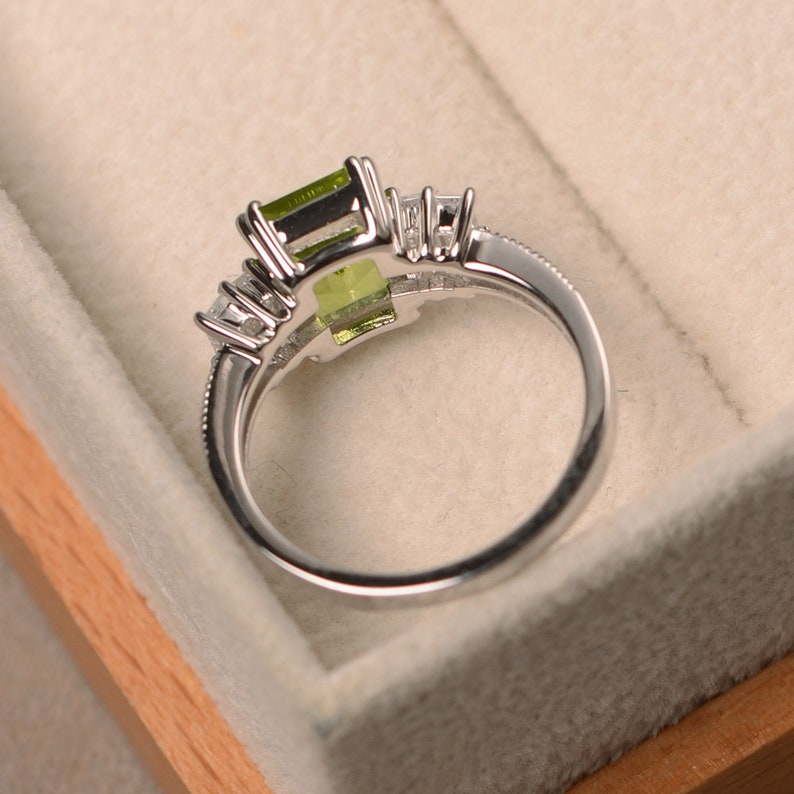 Peridot Promise Ring