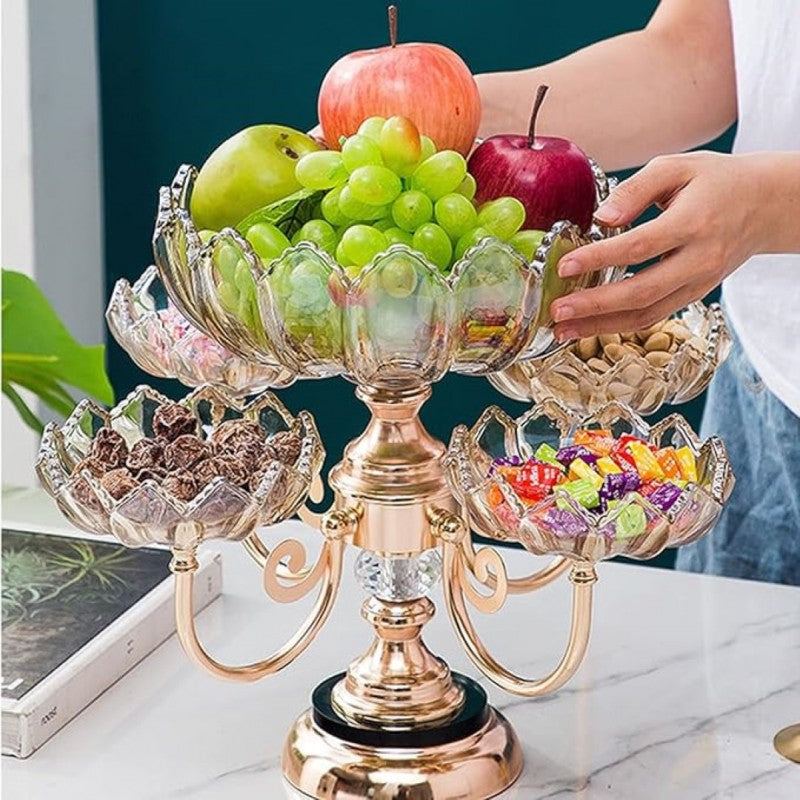 Rotating Dry fruit Plate Rack detail view
