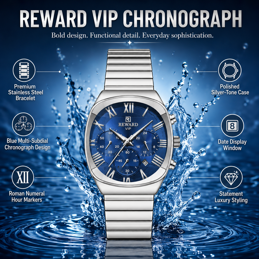 Reward VIP RD83008M Luxury Chronograph Watch for Men