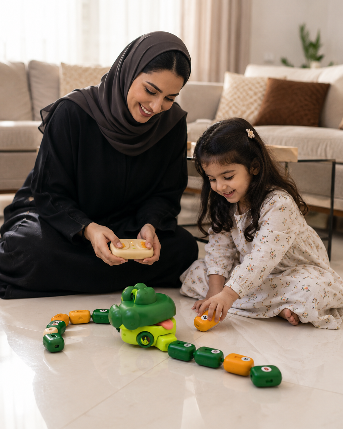 لعبة الثعبان الكلاسيكية للأرضية – عبوة من قطعتين | متعة مضاعفة للأطفال