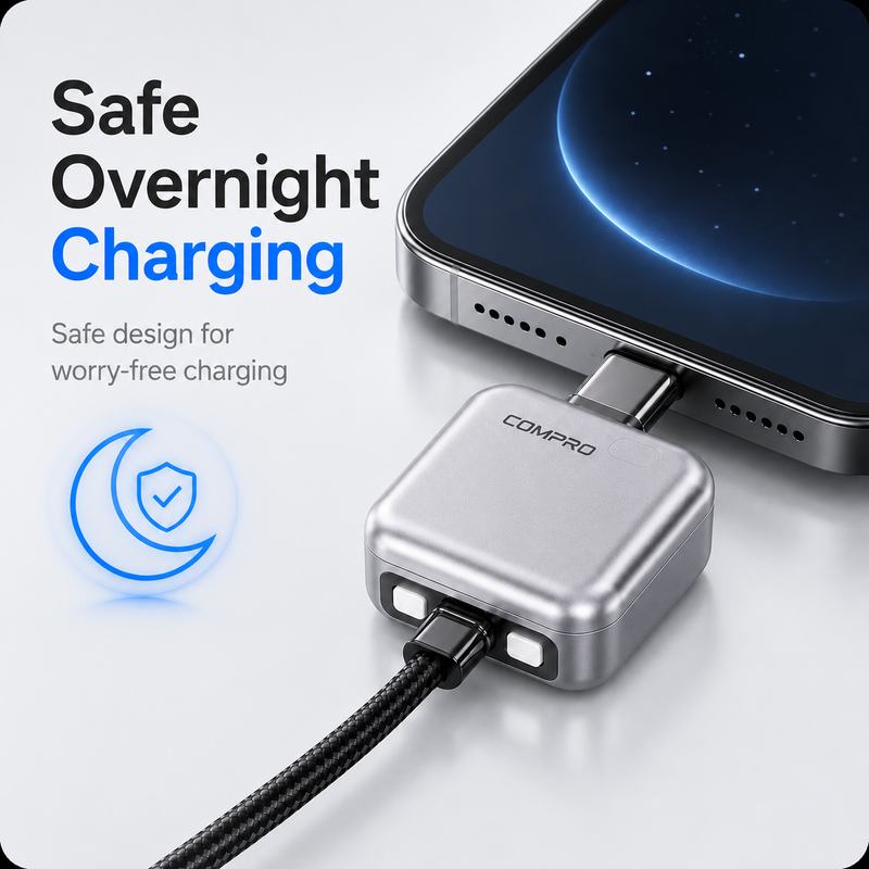 140W Smart Fast Charging Adapter – Auto Stop When Fully Charged detail view