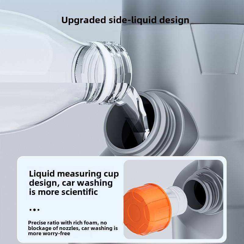 Professional 2L Electric Foam Sprayer, High-Pressure Rechargeable Car Spray Bottle for Auto Detailing & Cleaning