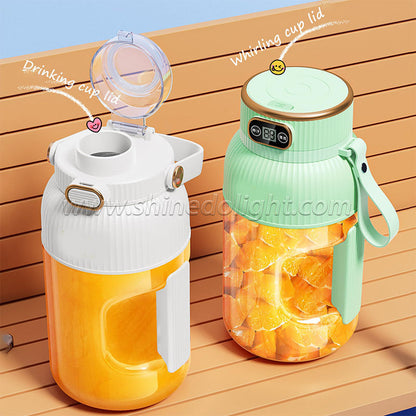Mini Fruit Juicer Wireless Portable Blender Electric Slow Blender Big Capacity Citrus Oran Juice Cup Machine Smoothies