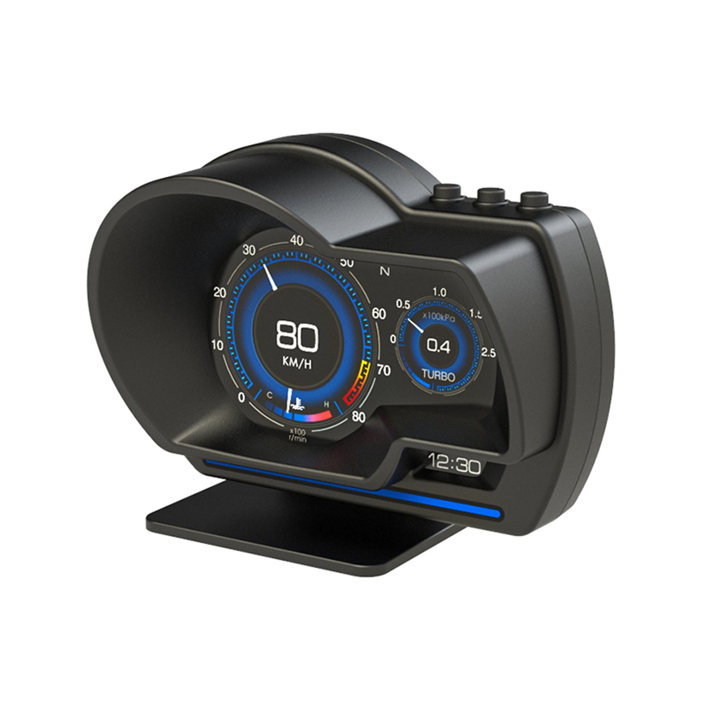 Upgrade your driving experience with the P6 OBD2 Head-Up Display (HUD). This smart digital gauge provides real-time vehicle data directly in your line of sight, helping you stay informed while keeping your eyes on the road.