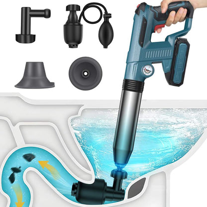 Household High Pressure Air Toilet Plungers Heavy Duty Plunger Drain Clog Remover Tools Electric Plunger Toilet