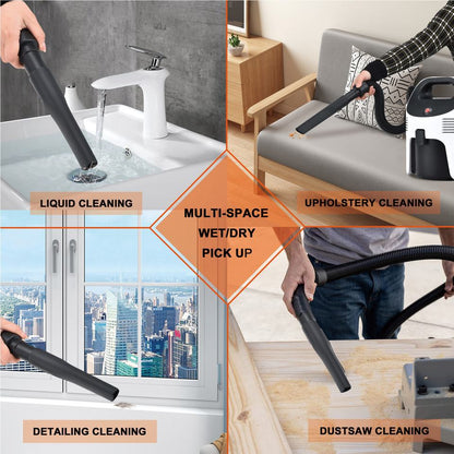 Rechargeable Wireless Car Vacuum Cleaner 4IN1 Powerful Water Absorption Function Household Wet and Dry Vacuum Cleaner
