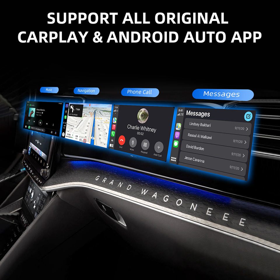 Drive smarter, safer, and completely cable-free with the 2-in-1 Wireless CarPlay & Android Auto Adapter. Enjoy seamless navigation, music, and hands-free calls for a cleaner and more convenient driving experience.