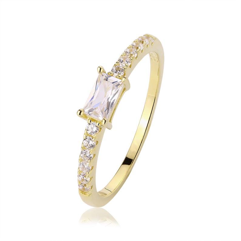 GRACE ZIRCON CUT RING