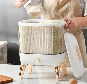 Transparent Rice Sealed Storage Organizer detail view