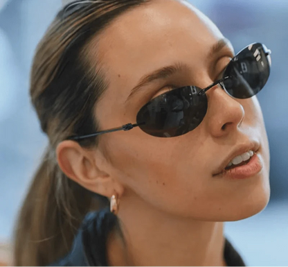 Scarlett Oval Retro Sunglasses