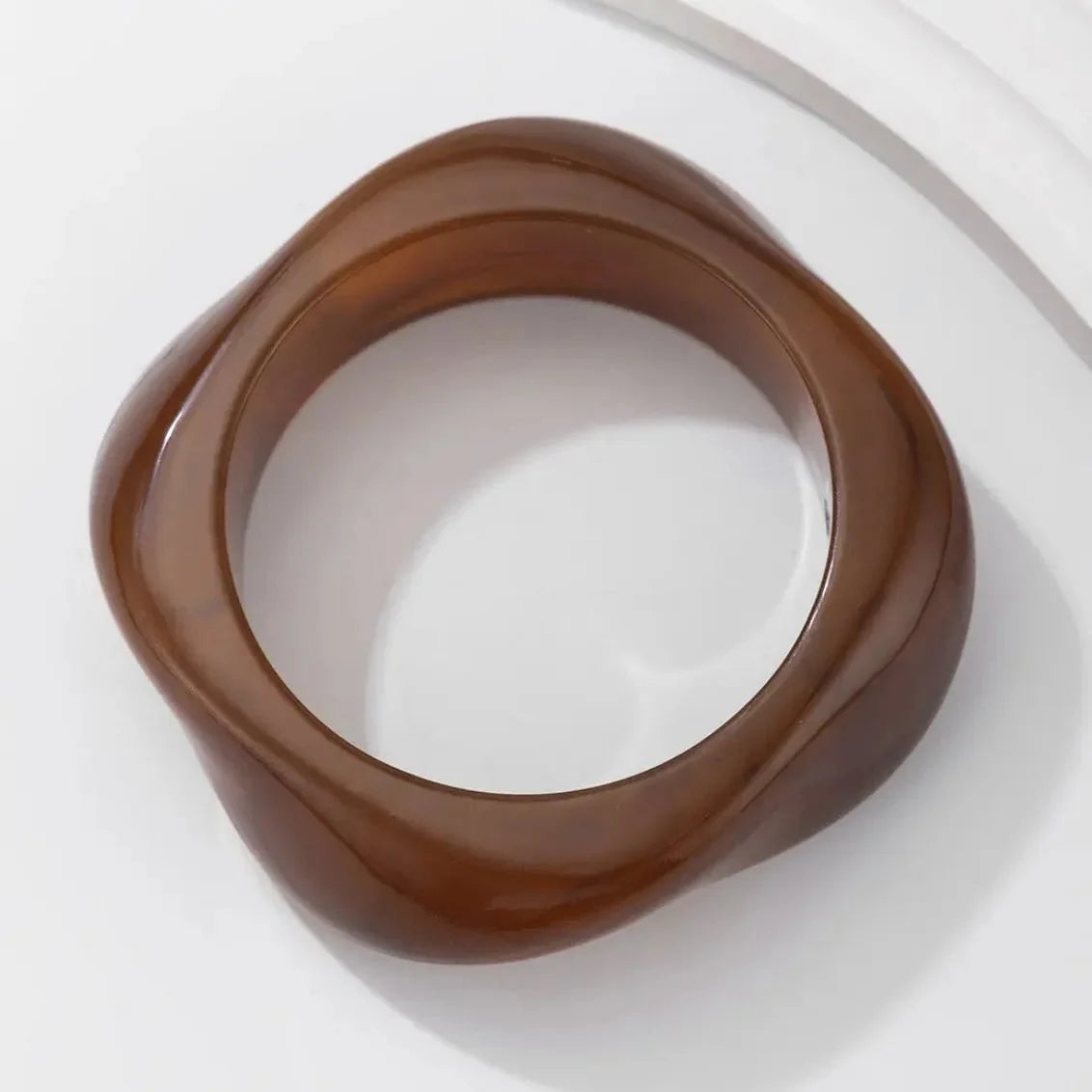 Geometric Acrylic Bangle Set