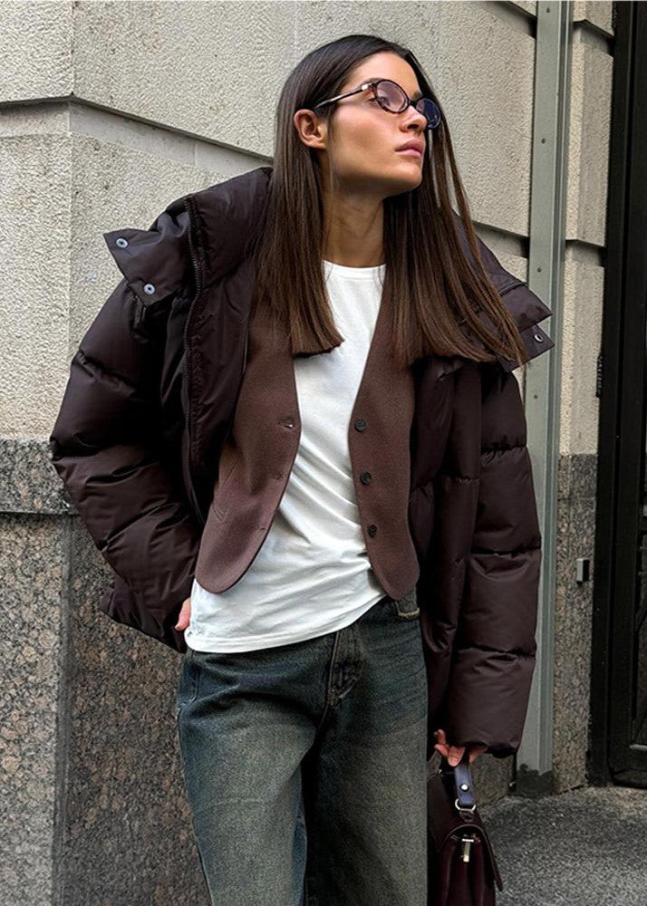 Leila Oversized Detachable Hood Puffer Jacket